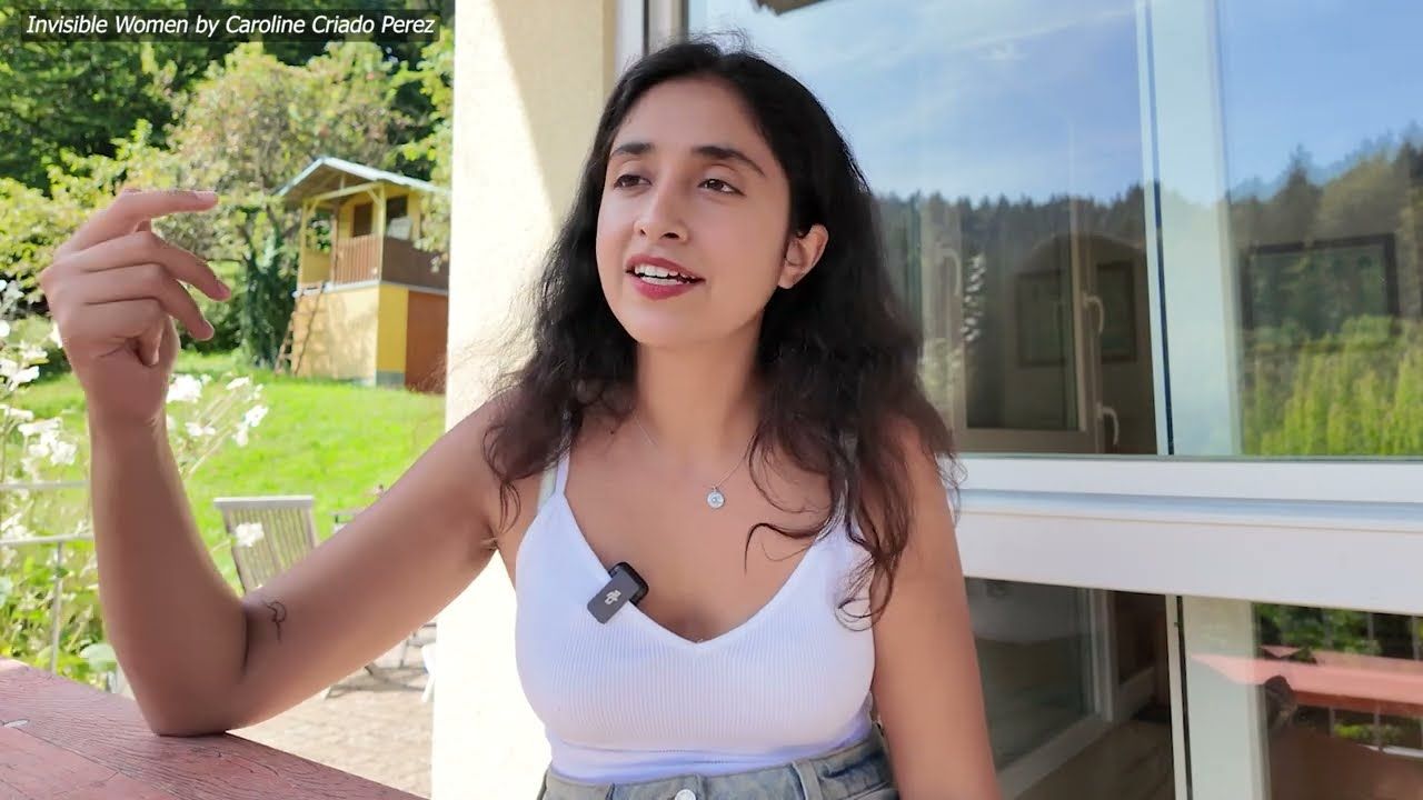 Aakanksha Monga talking to camera outdoors